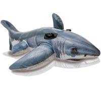 Bouée gonflable INTEX Grand Requin Blanc à Chevaucher - 173x107 cm - Pour Enfant à partir de 3 ans