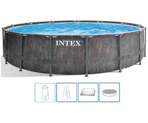 INTEX GREYWOOD PRISM FRAME PREMIUM POOLS Piscine 549 x 122 cm 26744NP