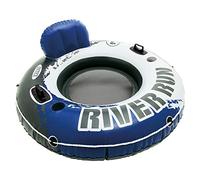 Intex - Jeu d'eau et de plage - Fauteuil Bouée Géante River Run - Ø 135 Cm