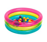 Intex Piscine à balles 48674NP – 86 x 25 cm – 3 anneaux multicolore