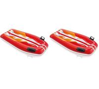 Intex Joy Riders Surf Beach Toy - Assorted Colours - Single, 112 x 62 cm (Lot de 2)