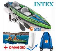 Intex KAYAK Challenger K2 Set → 351x76x38 Cm + RAME Et POMPE Gonflable / 68306