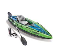 Kit kayak gonflable 1 place Challenger K1 avec rame et gonfleur - Intex
