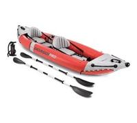 Intex Kayak gonflable Excursion Pro 384 x 94 x 46 cm 68309NP, canot à rames, canot pneumatique, canoë gonflable, canots à rames, canots pneumatiques Rouge G
