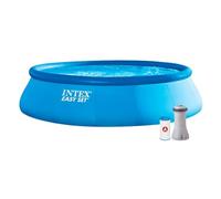 Intex Kit de Piscinette Easy Set Bleu 457 x 457 x 107 cm 12400 L 28166NP
