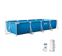 Intex kit Piscine Metal Frame Junior rectangulaire Tubulaire (l) 4,50 x (l) 2,20 x (h) 0,84m