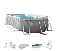Intex kit Piscine Prism Frame Ovale Tubulaire (l) 6,10 x (l) 3,05 x (h) 1,22m