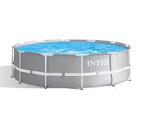 Intex 28270NP Piscine hors sol Rond 10600 L Gris