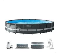 Intex kit piscine ultra xtr ronde tubulaire (ø)6,10 x (h)1,22m