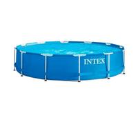 Intex kit piscinette Metal Frame Ronde Tubulaire (ø) 3,66 x (h) 0,76m