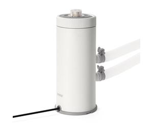 INTEX Krystal C1000 Pompe de filtration à cartouche transparente pour piscine hors sol : débit de la pompe 1000 GPH - Circulation et filtration améliorées - Installation facile - Clarté améliorée de