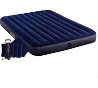 INTEX Lit à air DuraBeam Classic Queen 152x203 cm avec pompe & set de coussins
