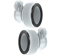 Intex Lot de 2 adaptateurs 32-38 mm Gris clair