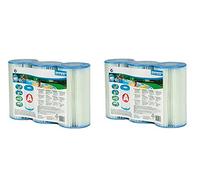 Intex Lot de 6 cartouches filtrantes type A pour piscines