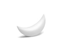 Intex Pools Lune lumineuse flottante 135x43x89 cm Blanc