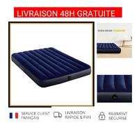 Intex Matelas Gonflable 2 Places Classic Downy 191x137x25cm Lit Air Camping