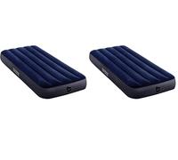 Intex Matelas Gonflable Classic Downy - 1 pers (Lot de 2)