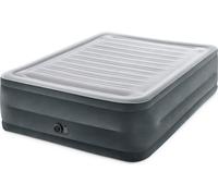 Intex Matelas gonflable Comfort-Plush High-Rise PVC 152 x 203 x 56 cm Gris