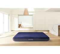 INTEX Matelas gonflable Downy 137x191x25cm 2 personnes Matelas bleu