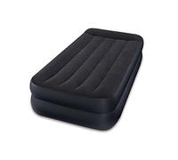 INTEX Matelas gonflable électrique Twin Raised 1-pers. 191 x 99 x 42 cm Noir/Bleu 64122