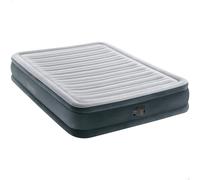 Intex Pools Matelas gonflable 67768ND Full Comfort-Plush 191x137x33 cm avec pompe intégrée gris