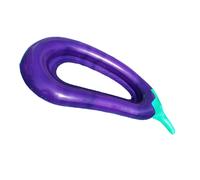 Intex Matelas gonflable pour piscine en PVC avec motif aubergine, 190x95x20cm, fauteuil pliant avec fond en mesh