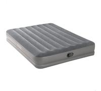 Intex Pools Matelas gonflable Mid Rise Flex-Pump 64114 – 2 places, pompe électrique USB, gris