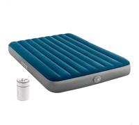 Matelas gonflable Intex Prestige Downy avec pompe rechargeable - 2 places