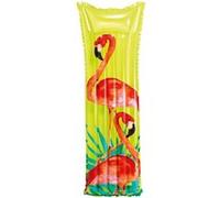 Intex matelas pneumatique Flamingo 183 x 69 cm vinyle vert clair/rose Rose G