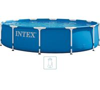 Intex Pools Piscine hors-sol cadre métal 28212GN avec épurateur 366 x 76 cm