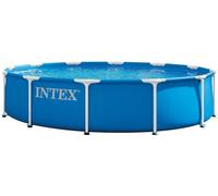 INTEX Metal Frame Piscine 366 x 76 cm sans filtration 28210NP