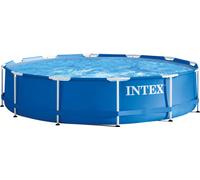 Color Baby Round Pool Metal Frame Capacity 4485l 305x76 Cm Bleu