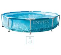 INTEX METAL FRAME POOLS Piscine 305 x 76 cm avec filtration a cartouche 28208NP