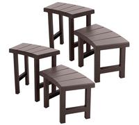 Entourage spa Intex PureSpa rond 4 places (2 modules médium + 2 hauts)