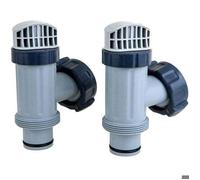 Intex Pack de de 2 valves à piston hors sol avec joint et écrou, XU, Ensemble de valve à piston pour grande piscine - Virex®