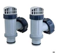Intex Pack de de 2 valves à piston hors sol avec joint et écrou, XU, Ensemble de valve à piston pour grande piscine HBCL