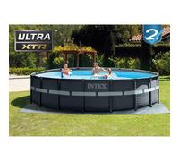 Intex Piscine à cadre avec pompe à sable Ultra XTR 549x132 cm