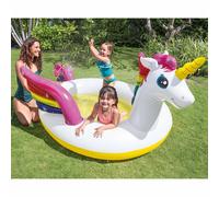 Intex Piscine à Pulvérisation Forme de Licorne 272x193x104 cm Pataugeoire