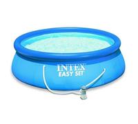 Intex Pools Kit piscine hors-sol Easy Set™ 366 x 76 cm Ronde (avec pompe et cartouche) - 28132NP