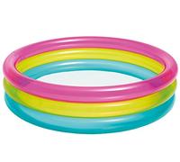 Intex - Piscine, Couleur Rose/Jaune/Bleu Clair, 57104