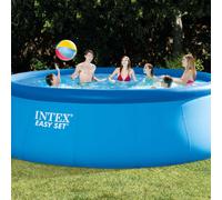 Intex Piscine gonflable Easy Set 4,57 x 1,22 m - ronde, pompe de filtration et accessoires inclus