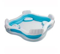 INTEX - Piscine familiale avec sièges 229x229x66 cm