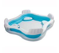 INTEX - Piscine familiale avec sièges 229x229x66 cm