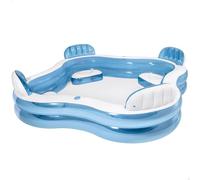 Intex Pools Piscine gonflable avec sièges Blanc 990 litres