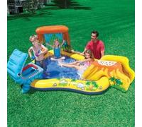 Intex Piscine gonflable Dinosaur Play Center 249x191x109 cm 57444NP, centre de jeux de piscine G