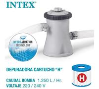 Intex Piscine gonflable Easy Set Ronde avec épurateur (244 x 61 cm)