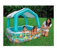 Intex piscine gonflable enfant / bébé couverte avec pare-soleil amovible 157 x 157 x 122 cm G