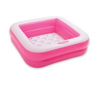 INTEX Piscine gonflable enfant / bébé pataugeoire Carree 85 x 85 x 23 cm (couleur aléatoire)