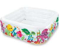 Piscine gonflable 'aquarium' intex 159 x 159 x 50 cm - 3 ans +