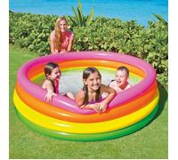 Intex Piscine gonflable Sunset 4 anneaux 168x46 cm, piscine, piscine d'eau gonflable, piscine pour bébés, piscines, piscines